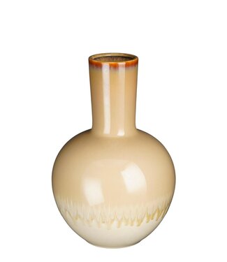 Mica Decorations Vaas Crème 1Keramisch