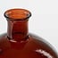 Mica Decorations Firenza Glass Bottle Vase - Dark Brown - H42 cm