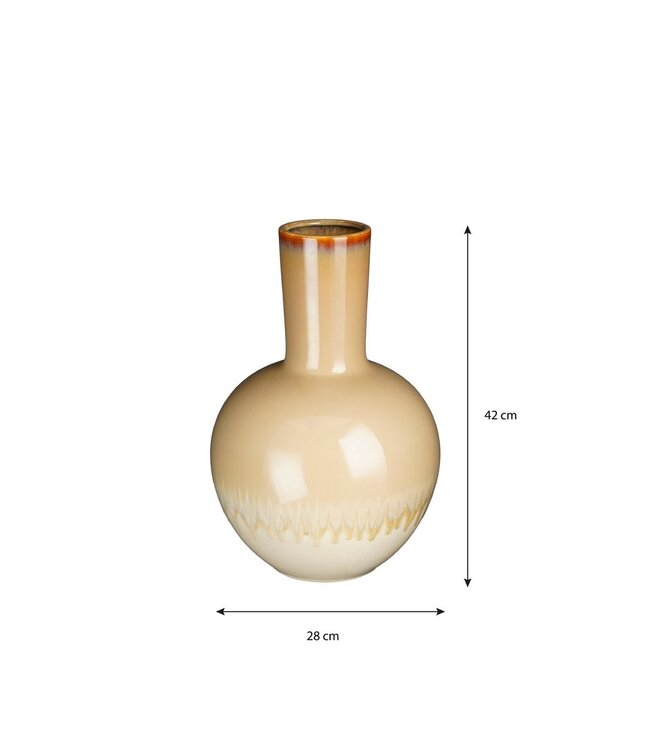 Vaas Crème 1Keramisch