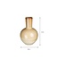 Mica Decorations Holm Vase aus Keramik - Creme