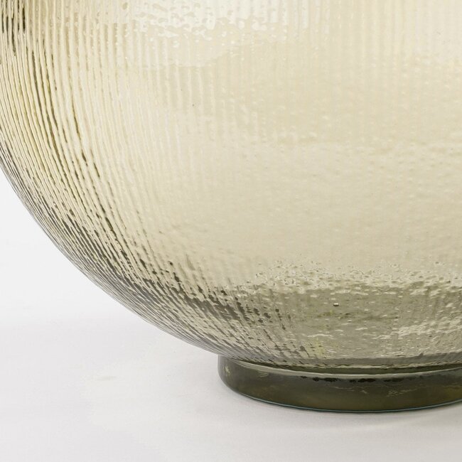 Mica Decorations Firenza Flaschenvase aus Glas - Hellbraun