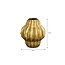 Mica Decorations Altea Ceramic Vase - Gold