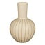 Mica Decorations Holm Vase aus Keramik - Creme - H42 cm