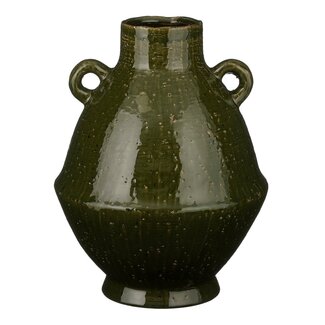 Mica Decorations Elena Vase aus Keramik - Grün