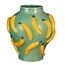 Mica Decorations Moza Vase aus Keramik - Hellgrün - H37,5 cm