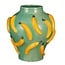 Mica Decorations Moza Vase aus Keramik - Hellgrün - H37,5 cm