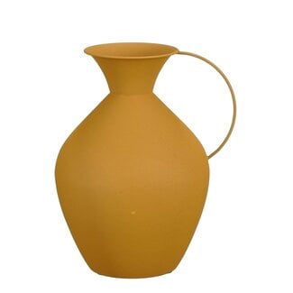 Mica Decorations Gyge Iron Vase - Yellow