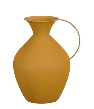 Mica Decorations Vaas Geel 1Ijzer