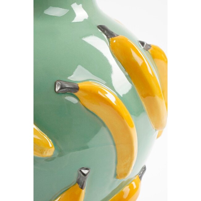 Mica Decorations Moza Vase aus Keramik - Hellgrün - H37,5 cm