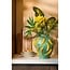 Mica Decorations Moza Vase aus Keramik - Hellgrün - H37,5 cm