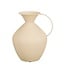 Mica Decorations Gyge Vase aus Eisen - Gebrochenes Weiß