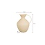 Mica Decorations Gyge Iron Vase - Off-White