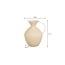 Mica Decorations Gyge Vase aus Eisen - Gebrochenes Weiß