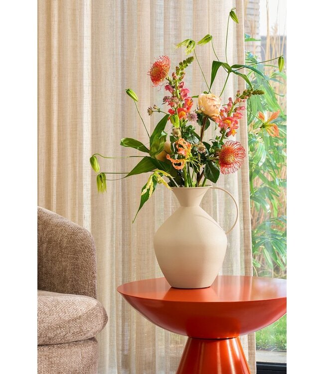 Vaas Gebroken wit 1Ijzer