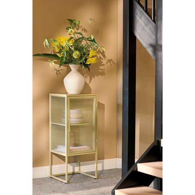 Mica Decorations Gyge Vase aus Eisen - Gebrochenes Weiß