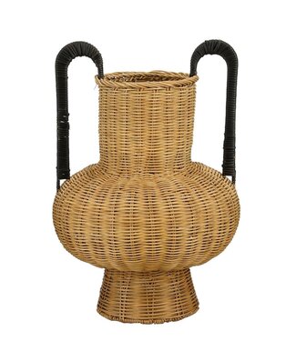 Mica Decorations Decoratieve vaas Lichtbruin 1Rotan hout