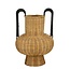 Mica Decorations Decoratieve vaas Lichtbruin 1Rotan hout