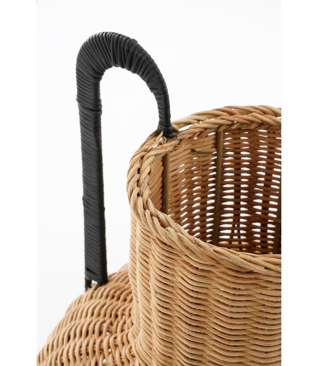Decoratieve vaas Lichtbruin 1Rotan hout