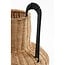 Mica Decorations Loulou Dekovase aus Rattan - Hellbraun - H42 cm