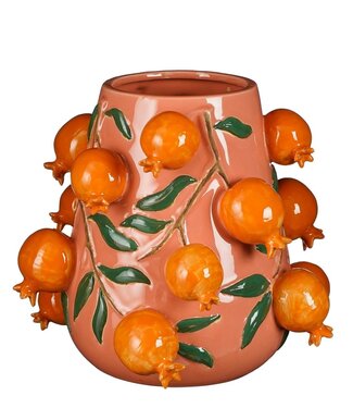 Mica Decorations Vaas Roze 1Keramisch