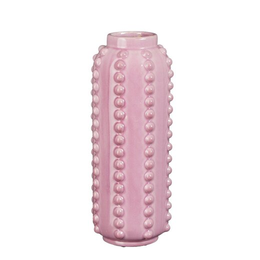 Mica Decorations Boaz Ceramic Vase - Pink - H30 cm