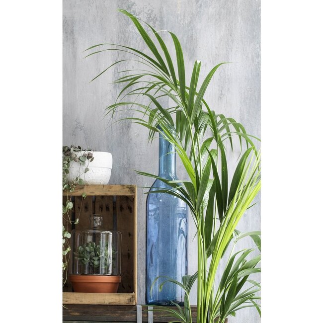 Mica Decorations Rioja Glass Bottle Vase - Light Blue