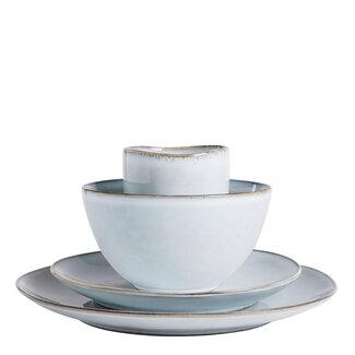 Mica Decorations Servies set Grijs 16Keramisch