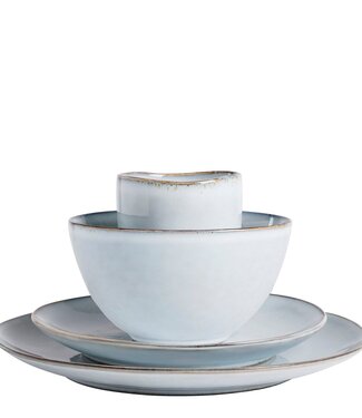 Mica Decorations Servies set Grijs 16Keramisch