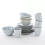 Mica Decorations Tabo Ceramic Dinnerware Set - Grey - 16-Piece Set
