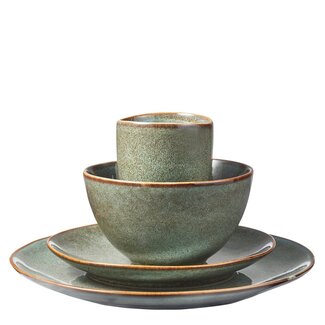 Mica Decorations Servies set Groen 16Keramisch