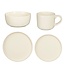Mica Decorations Servies set Gebroken wit 16Aardewerk