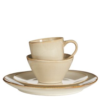 Mica Decorations Serviesset – Beige – Steen – 16-delig