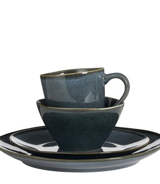 Mica Decorations Servies set Grijs 16Steen