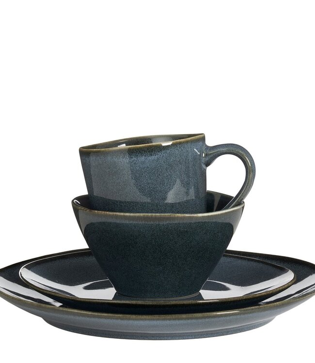 Servies set Grijs 16Steen