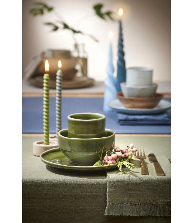 Ontbijtbord Groen 1Keramisch