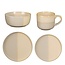 Servies set Grijs 16Aardewerk