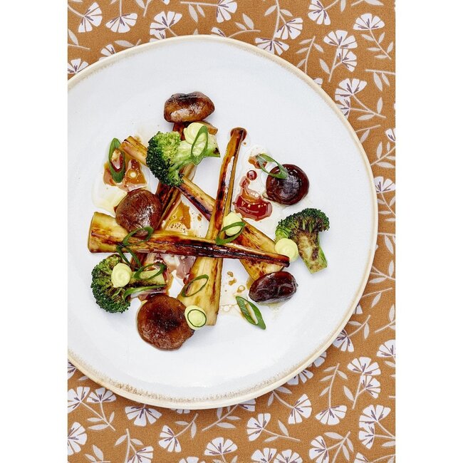 Mica Decorations Tabo Ceramic Dinner Plate - White