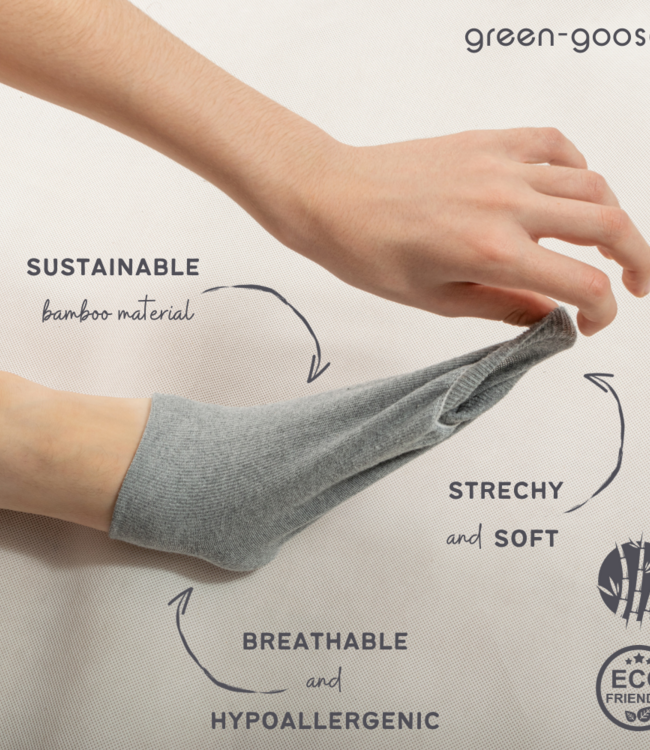 green-goose Bamboe Herensokken - 2 Paar - Stippen - 85% Bamboe