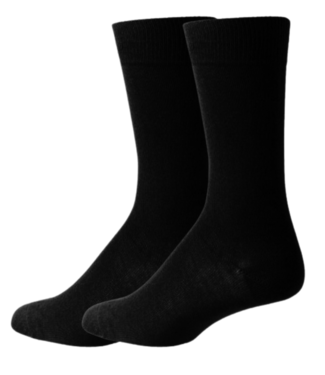 Green Goose Bamboe Herensokken - 2 Paar - Zwart - Maat 39-44 - 85% Bamboe