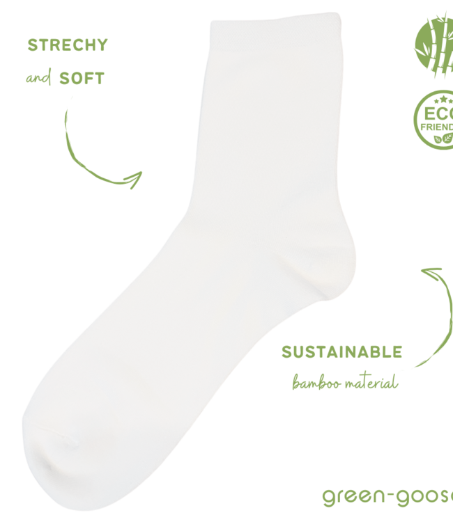 green-goose Bamboe Dames Sokken - Pastel - 5 Paar - 95%