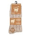 green-goose Noorse Wollen Sokken - Met Anti-Slipzool - 2 Paar - Bruin - 36%
