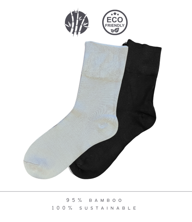 green-goose Bamboe Herensokken - 4 Paar - Geparfumeerd - 95% Bamboe
