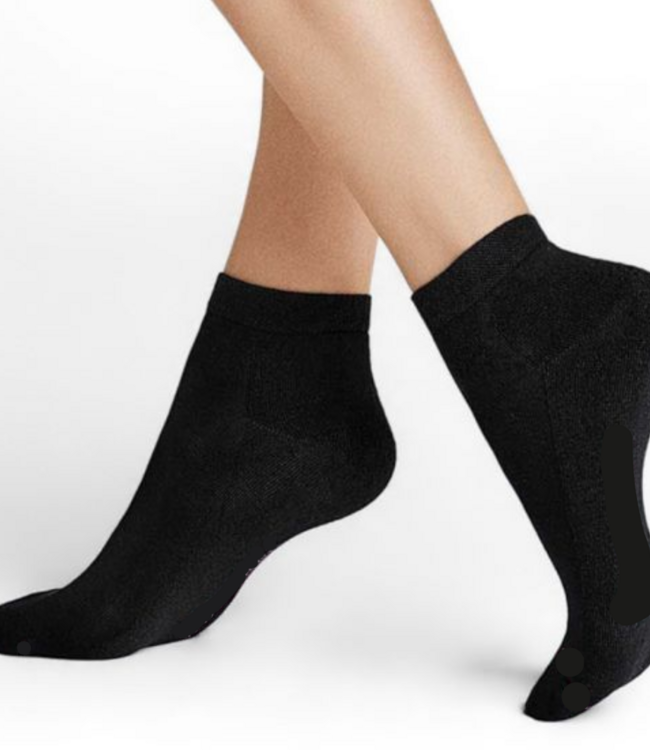 green-goose Bamboe Enkelsokken Heren - 5 Paar - Zwart - 95% Bamboe