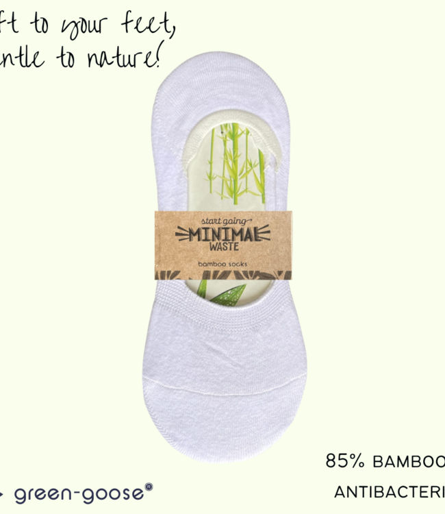 green-goose Bamboe Dames Footies - 10 paar - 85% Bamboe - Multicolor - Maat 35-39