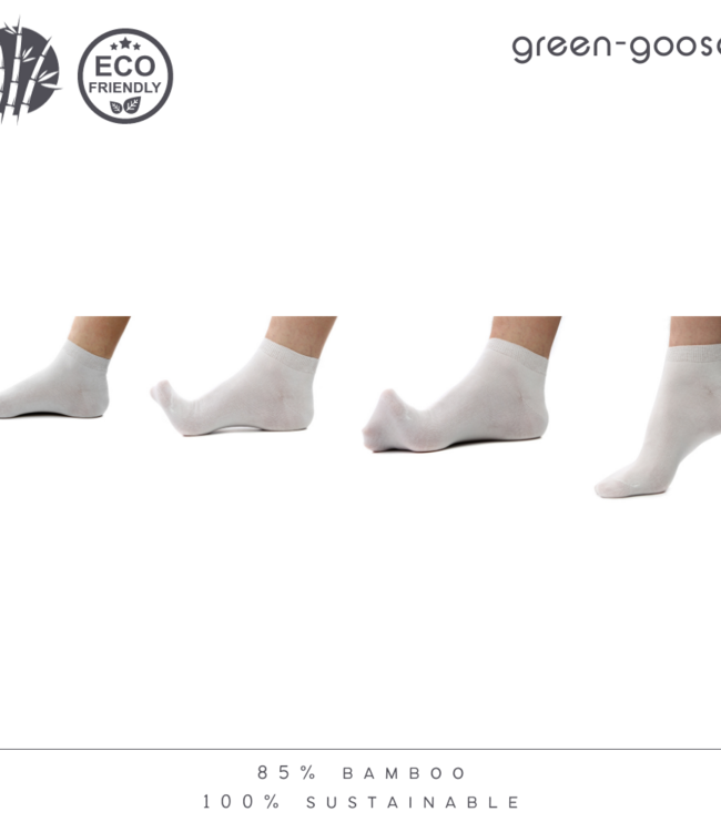 green-goose Bamboe Dames Enkelsokken - 5 Paar - Maat 35-42 - 95% bamboe