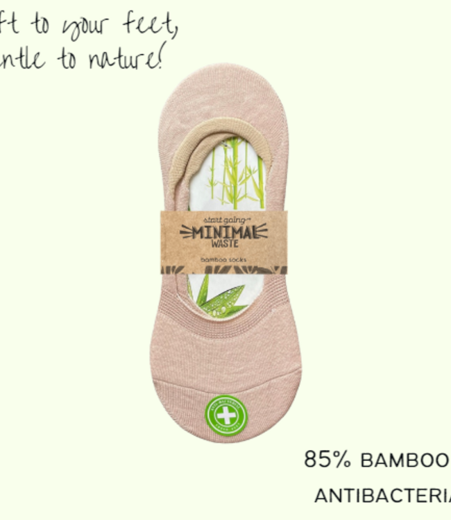 green-goose Bamboe Dames Footies - 5 paar - 85% Bamboe - Creme - Maat 35-39