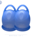 green-goose Menstruatie Cup L | 2 Stuks | Blauw