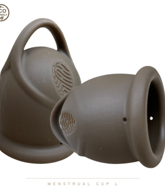 Green Goose Menstruatie Cup L | 2 Stuks | Bruin