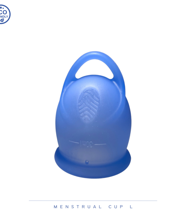 green-goose Menstruatie Cup L | 2 Stuks | Blauw