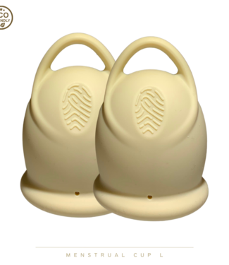 Green Goose green-goose Menstruatie Cup L | 2 Stuks | Creme